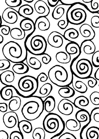 Stampers Anonymous Cling Components Stamps Swirls (COM012)