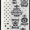 Stampers Anonymous Tim Holtz Clear Stamp and Stencil Halloween Tidbits (THMM204) Stampers Anonymous Tim Holtz Clear Stamp and Stencil Halloween Tidbits (THMM204)