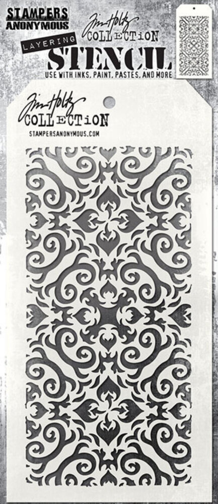Stampers Anonymous Tim Holtz Flames Layering Stencil (THS091) Stampers Anonymous Tim Holtz Flames Layering Stencil (THS091)