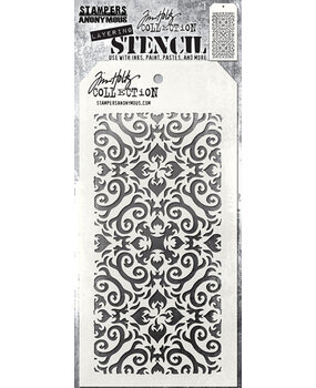 Stampers Anonymous Tim Holtz Flames Layering Stencil (THS091) Stampers Anonymous Tim Holtz Flames Layering Stencil (THS091)