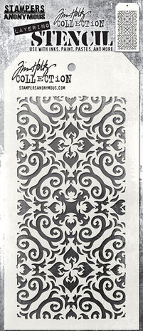 Stampers Anonymous Tim Holtz Flames Layering Stencil (THS091) Stampers Anonymous Tim Holtz Flames Layering Stencil (THS091)