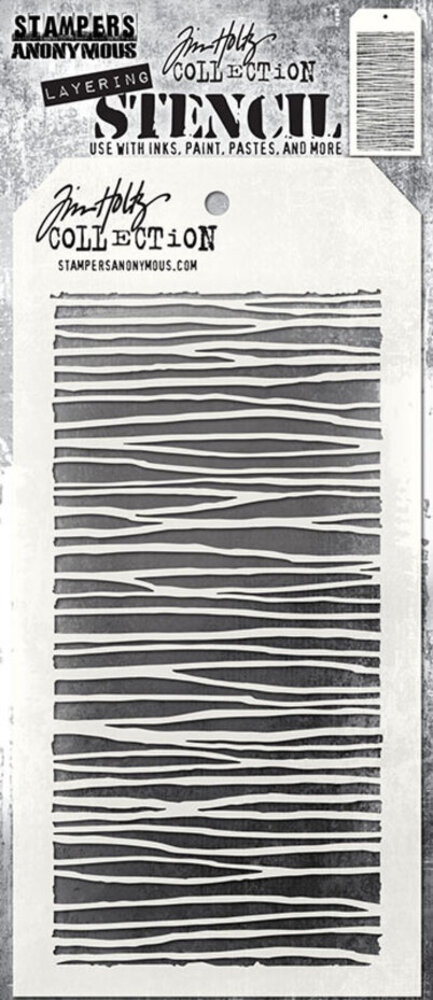 Stampers Anonymous Tim Holtz String Layering Stencil (THS103) Stampers Anonymous Tim Holtz String Layering Stencil (THS103)