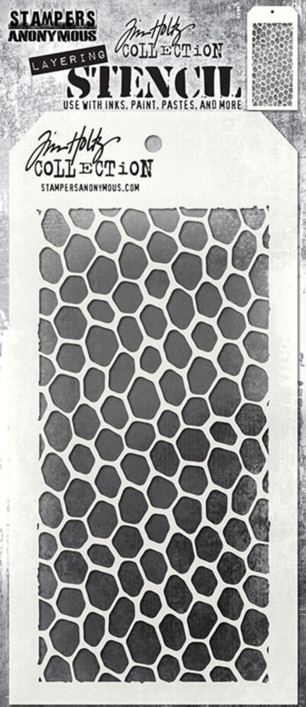 Stampers Anonymous Tim Holtz Hive Layering Stencil (THS105) Stampers Anonymous Tim Holtz Hive Layering Stencil (THS105)