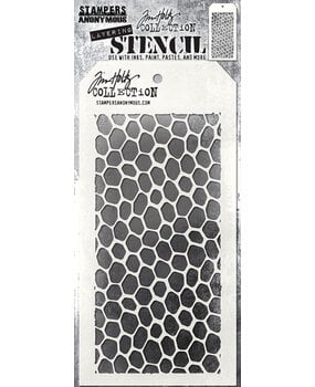 Stampers Anonymous Tim Holtz Hive Layering Stencil (THS105) Stampers Anonymous Tim Holtz Hive Layering Stencil (THS105)