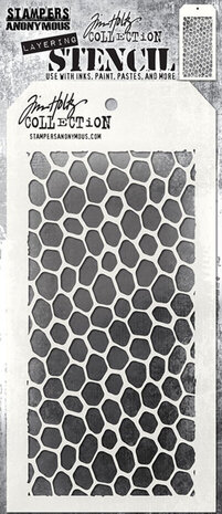 Stampers Anonymous Tim Holtz Hive Layering Stencil (THS105) Stampers Anonymous Tim Holtz Hive Layering Stencil (THS105)