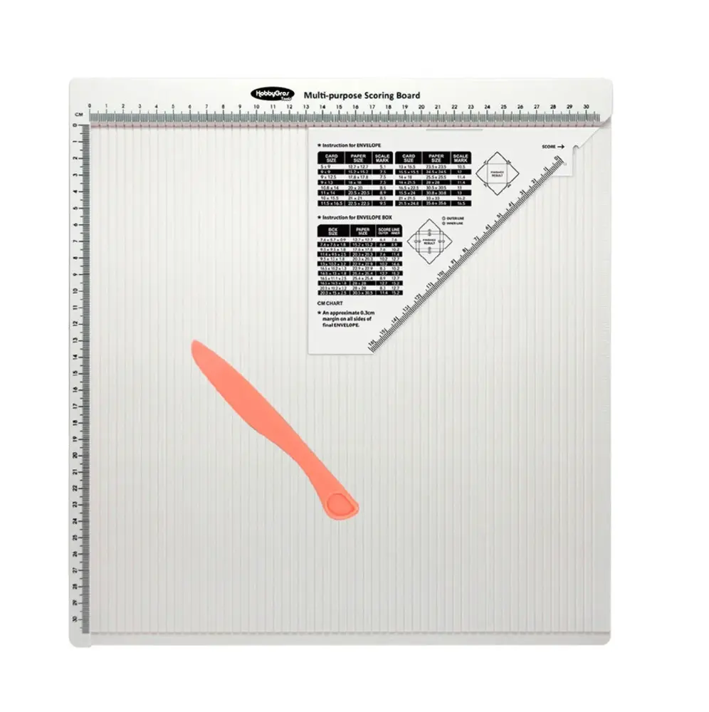 HobbyGros Multi-Purpose Scoring Board 12x12 Inch Metric Measurement (HGT046) HobbyGros Multi-Purpose Scoring Board 12x12 Inch Metric Measurement (HGT046)