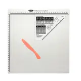 HobbyGros Multi-Purpose Scoring Board 12x12 Inch Metric Measurement (HGT046)
