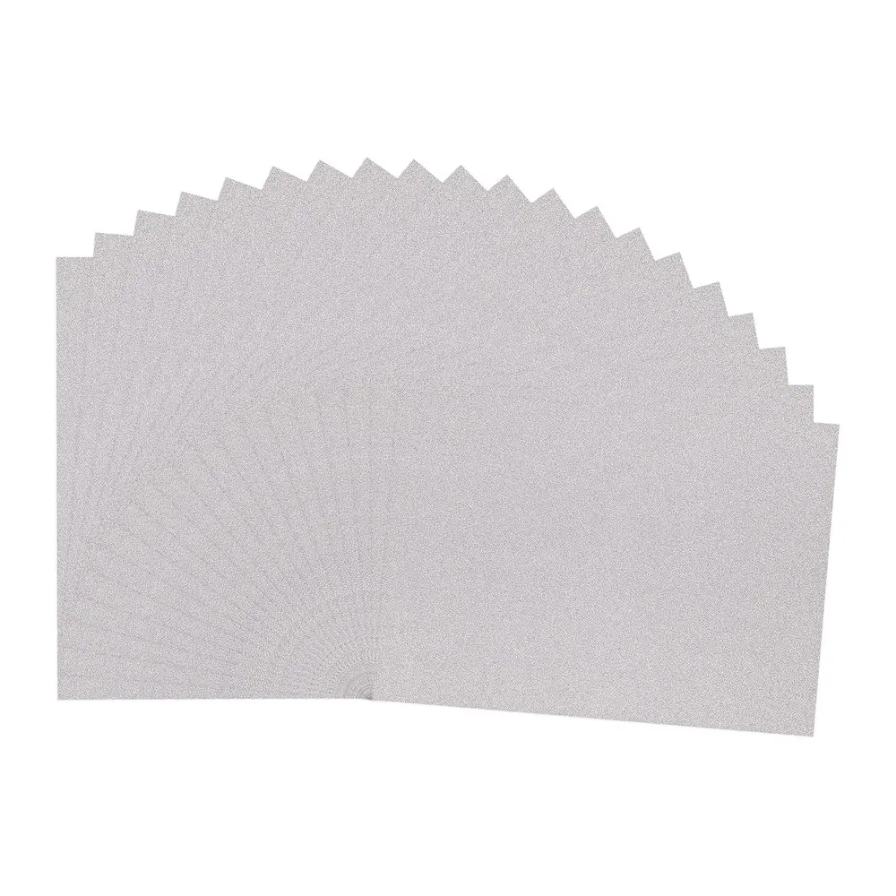 Vaessen Creative Glitter Cardstock A4 Silver 250gsm (20pcs) (2932-015) Vaessen Creative Glitter Cardstock A4 Silver 250gsm (20pcs) (2932-015)