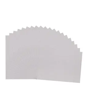 Vaessen Creative Glitter Cardstock A4 Silver 250gsm (20pcs) (2932-015)