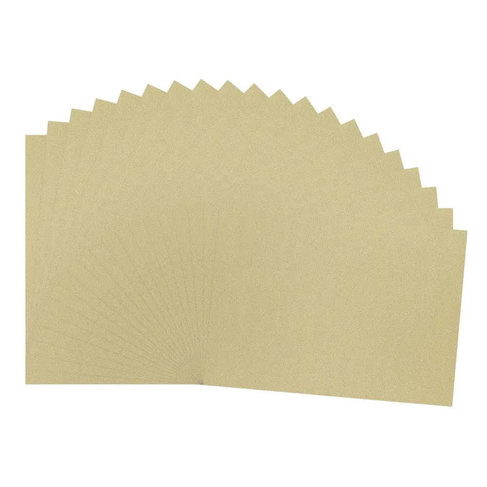 Vaessen Creative Glitter Cardstock A4 Light Gold 250gsm (20pcs) (2932-016) Vaessen Creative Glitter Cardstock A4 Light Gold 250gsm (20pcs) (2932-016)
