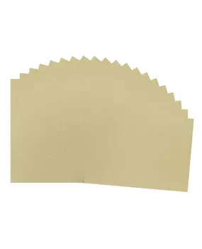 Vaessen Creative Glitter Cardstock A4 Light Gold 250gsm (20pcs) (2932-016)