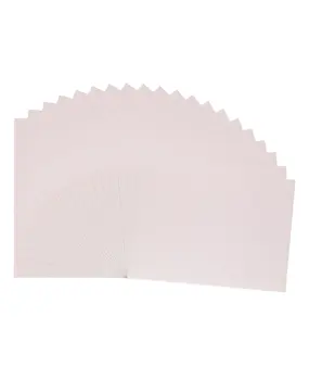 Vaessen Creative Glitter Cardstock A4 White 250gsm (20pcs) (2932-018)