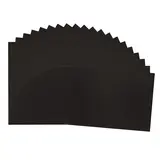 Vaessen Creative Glitter Cardstock A4 Black 250gsm (20pcs) (2932-019)