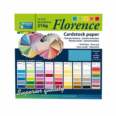 Vaessen Creative Textured Cardstock Assortment 12x12 Inch (1214-61) Vaessen Creative Textured Cardstock Assortment 12x12 Inch (1214-61)