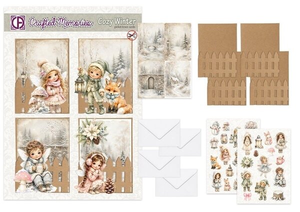 Creatief Art Cozy Winter Card Kit (CM-KIT-005) Creatief Art Cozy Winter Card Kit (CM-KIT-005)