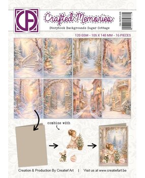Creatief Art Sugar Cottage A6 Collage Paper (CM-PAPER-005) Creatief Art Sugar Cottage A6 Collage Paper (CM-PAPER-005)
