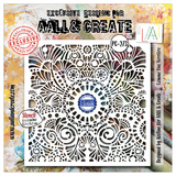 AALL and Create Masking Stencil 6x6 Inch Comme Une Verrière (AALL-PC-273)