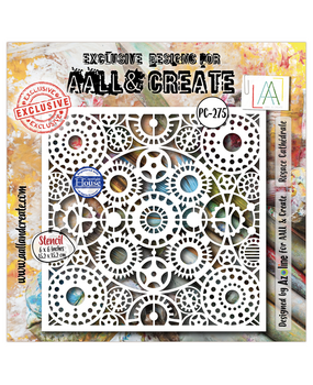 AALL and Create Masking Stencil 6x6 Inch Rosace Cathédrale (AALL-PC-275) AALL and Create Masking Stencil 6x6 Inch Rosace Cathédrale (AALL-PC-275)