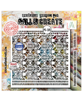 AALL and Create Masking Stencil 6x6 Inch Dentelle De Fils (AALL-PC-278) AALL and Create Masking Stencil 6x6 Inch Dentelle De Fils (AALL-PC-278)