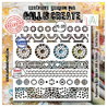 AALL and Create Masking Stencil 6x6 Inch Tout En Frises (AALL-PC-279) AALL and Create Masking Stencil 6x6 Inch Tout En Frises (AALL-PC-279)