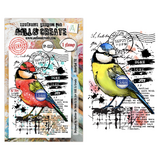 AALL and Create Clear Stamp Set A7 Hearted Tit (AALL-TP-1351)