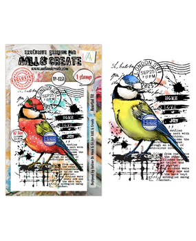AALL and Create Clear Stamp Set A7 Hearted Tit (AALL-TP-1351) AALL and Create Clear Stamp Set A7 Hearted Tit (AALL-TP-1351)