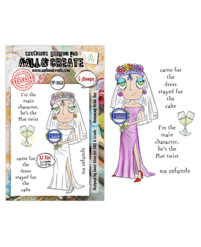 AALL and Create Clear Stamp Set A7 Runaway Bride Dee (AALL-TP-1450) AALL and Create Clear Stamp Set A7 Runaway Bride Dee (AALL-TP-1450)