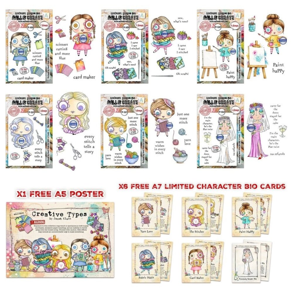 AALL and Create Creative Types Stamp Bundle (AALL-PCK-JK007) AALL and Create Creative Types Stamp Bundle (AALL-PCK-JK007)