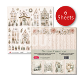 Craft & You PRE-ORDER Natural Christmas 12x12 Inch Paper Pack (6pcs) (CPS-NC30-6) Craft & You PRE-ORDER Natural Christmas 12x12 Inch Paper Pack (6pcs) (CPS-NC30-6)