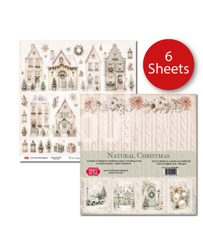 Craft & You PRE-ORDER Natural Christmas 12x12 Inch Paper Pack (6pcs) (CPS-NC30-6) Craft & You PRE-ORDER Natural Christmas 12x12 Inch Paper Pack (6pcs) (CPS-NC30-6)