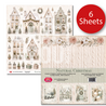 Craft & You PRE-ORDER Natural Christmas 12x12 Inch Paper Pack (6pcs) (CPS-NC30-6) Craft & You PRE-ORDER Natural Christmas 12x12 Inch Paper Pack (6pcs) (CPS-NC30-6)