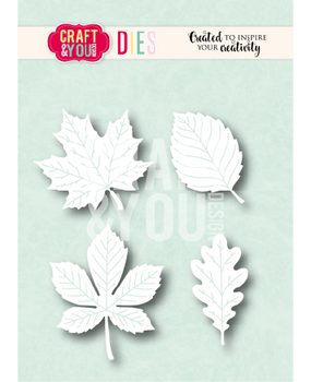 Craft & You PRE-ORDER Dies Autumn Leaves (CW422) Craft & You PRE-ORDER Dies Autumn Leaves (CW422)