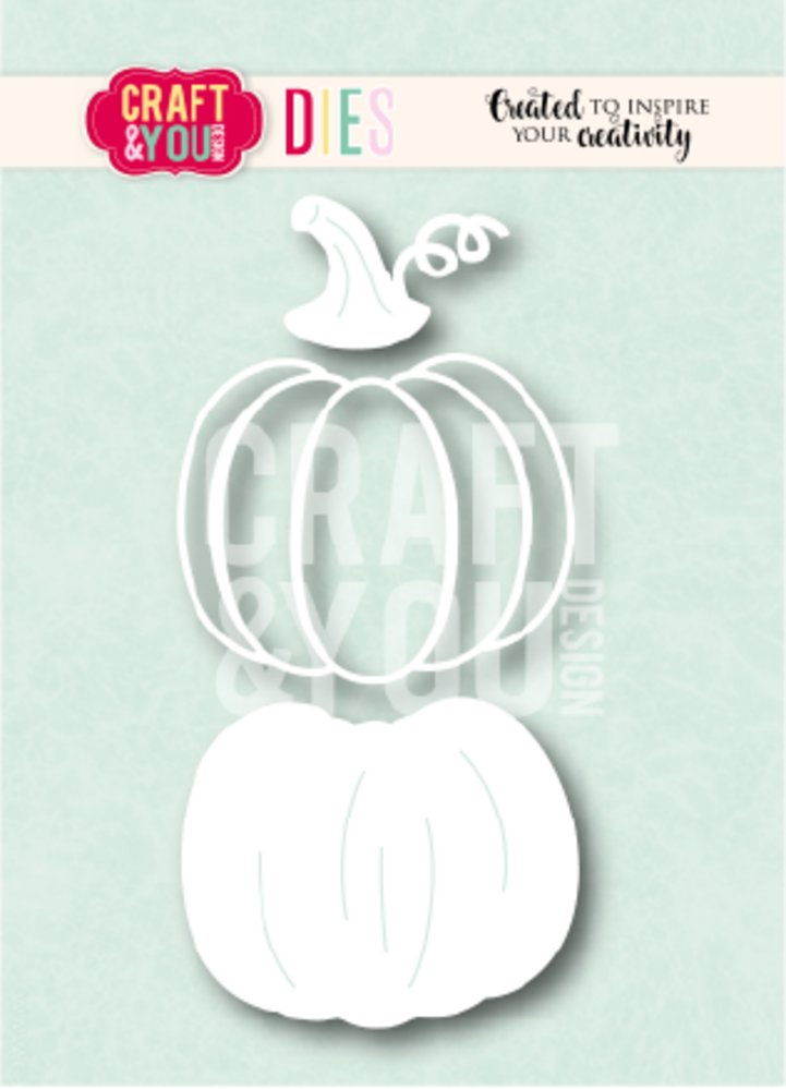 Craft & You PRE-ORDER Dies Pumpkin (CW423) Craft & You PRE-ORDER Dies Pumpkin (CW423)