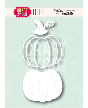 Craft & You PRE-ORDER Dies Pumpkin (CW423) Craft & You PRE-ORDER Dies Pumpkin (CW423)