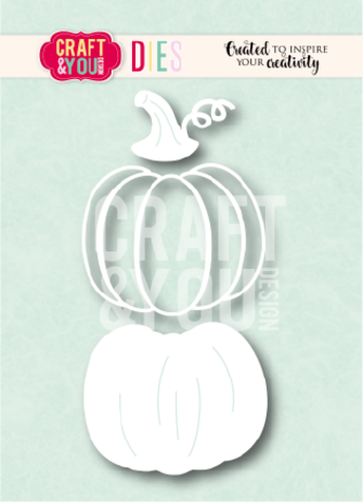 Craft & You PRE-ORDER Dies Pumpkin (CW423) Craft & You PRE-ORDER Dies Pumpkin (CW423)