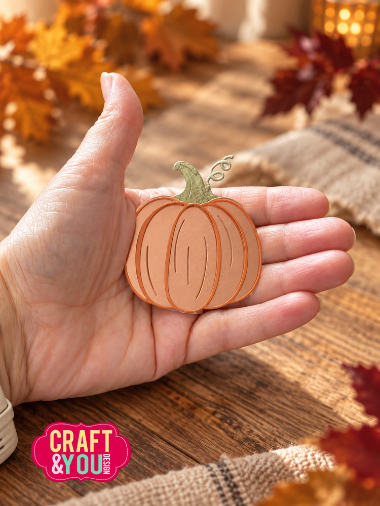 Craft & You PRE-ORDER Dies Pumpkin (CW423) Craft & You PRE-ORDER Dies Pumpkin (CW423)
