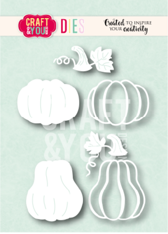 Craft & You PRE-ORDER Dies Two Pumpkins (CW424) Craft & You PRE-ORDER Dies Two Pumpkins (CW424)