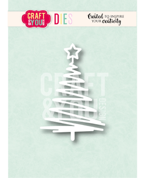 Craft & You PRE-ORDER Dies Christmas tree Zig Zag (CW427) Craft & You PRE-ORDER Dies Christmas tree Zig Zag (CW427)