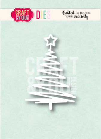 Craft & You PRE-ORDER Dies Christmas tree Zig Zag (CW427) Craft & You PRE-ORDER Dies Christmas tree Zig Zag (CW427)