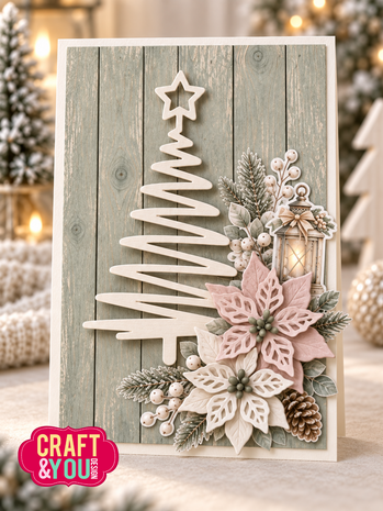 Craft & You PRE-ORDER Dies Christmas tree Zig Zag (CW427) Craft & You PRE-ORDER Dies Christmas tree Zig Zag (CW427)