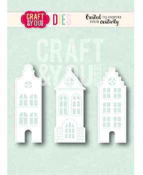 Craft & You PRE-ORDER Dies Tenement Houses (CW430) Craft & You PRE-ORDER Dies Tenement Houses (CW430)
