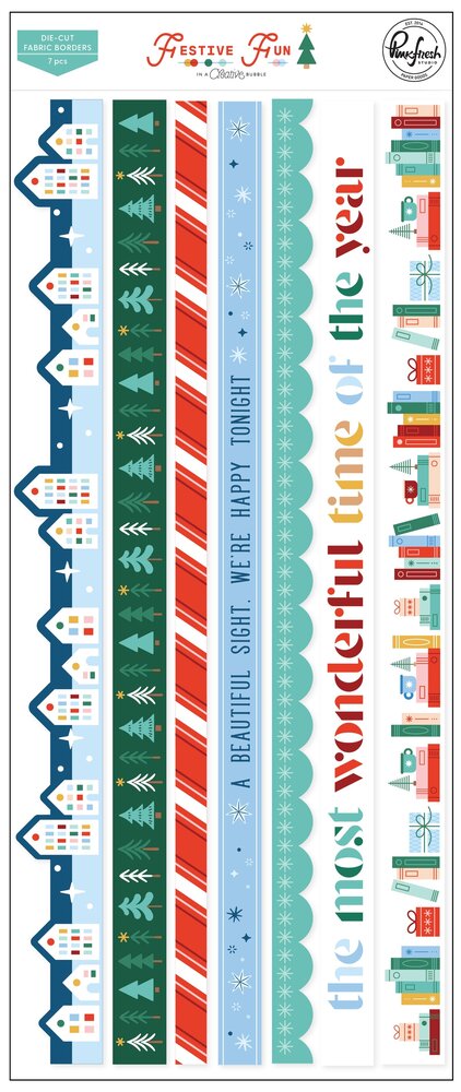 Pinkfresh Studio PRE-ORDER Festive Fun Die-Cut Fabric Borders (336726) Pinkfresh Studio PRE-ORDER Festive Fun Die-Cut Fabric Borders (336726)