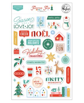 Pinkfresh Studio PRE-ORDER Festive Fun Puffy Stickers (336026) Pinkfresh Studio PRE-ORDER Festive Fun Puffy Stickers (336026)