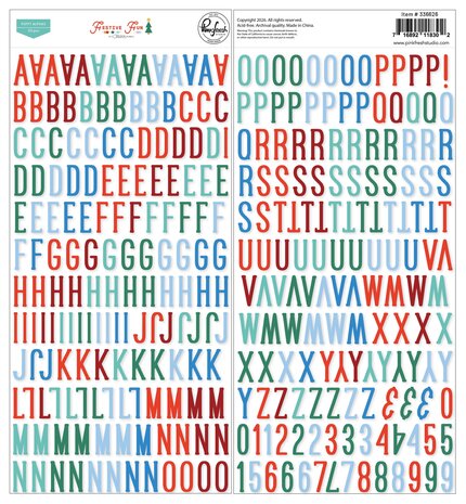 Pinkfresh Studio PRE-ORDER Festive Fun Puffy Alpha Stickers (336626) Pinkfresh Studio PRE-ORDER Festive Fun Puffy Alpha Stickers (336626)