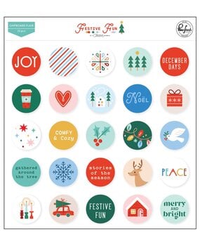 Pinkfresh Studio PRE-ORDER Festive Fun Chipboard Flair (336526) Pinkfresh Studio PRE-ORDER Festive Fun Chipboard Flair (336526)