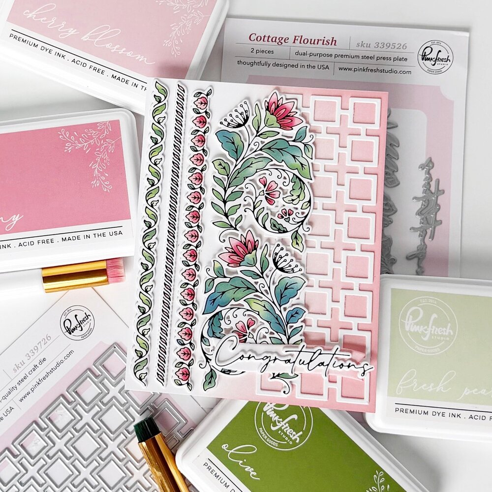 Pinkfresh Studio PRE-ORDER The Simple Things Coverplate Die Square Play (339726) Pinkfresh Studio PRE-ORDER The Simple Things Coverplate Die Square Play (339726)