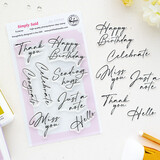 Pinkfresh Studio PRE-ORDER The Simple Things Stamp Simply Said (333926)
