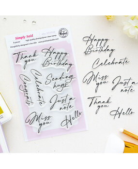 Pinkfresh Studio The Simple Things Stamp Simply Said (333926) Pinkfresh Studio The Simple Things Stamp Simply Said (333926)