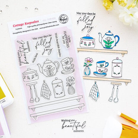 Pinkfresh Studio PRE-ORDER The Simple Things Stamp Cottage Keepsakes (338426)