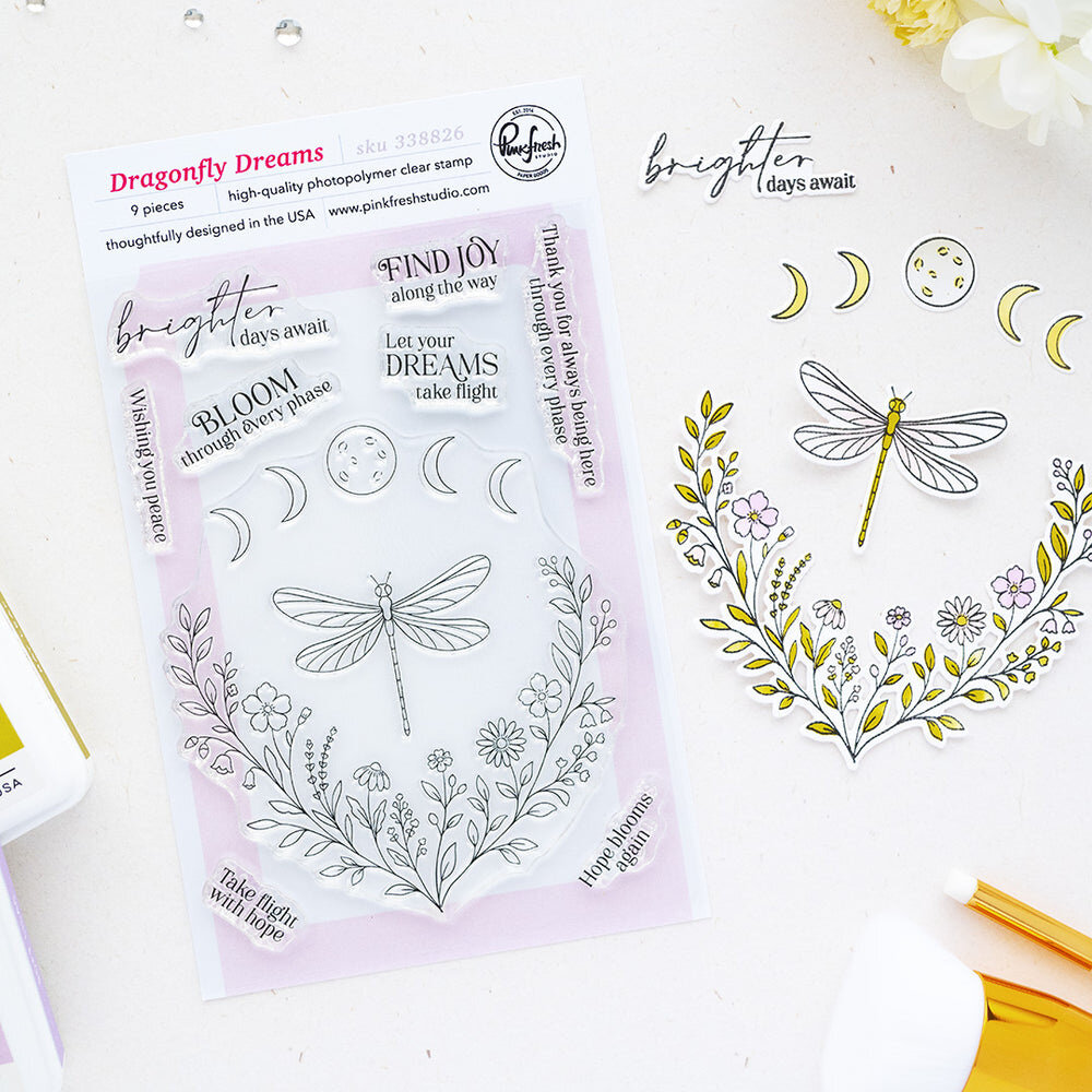 Pinkfresh Studio PRE-ORDER The Simple Things Stamp Dragonfly Dreams (338826) Pinkfresh Studio PRE-ORDER The Simple Things Stamp Dragonfly Dreams (338826)
